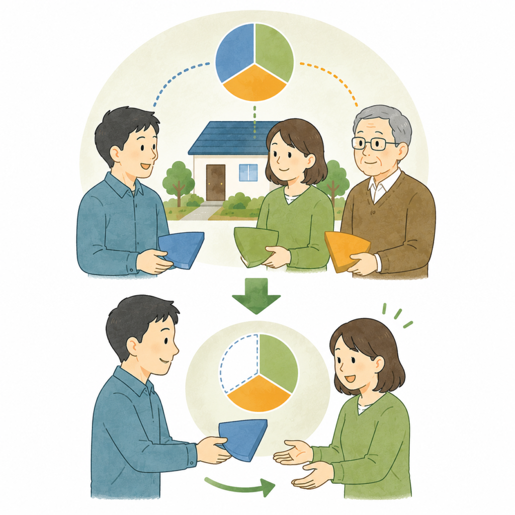 他の共有者へ持分を売却